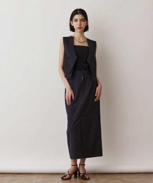 GRACE CONTINENTAL / グレースコンチネンタル ベスト | オックスショートジレ | 詳細13