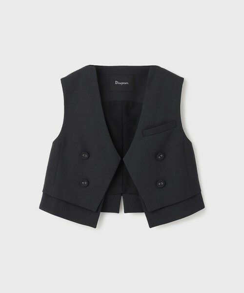 GRACE CONTINENTAL / グレースコンチネンタル ベスト | オックスショートジレ | 詳細14