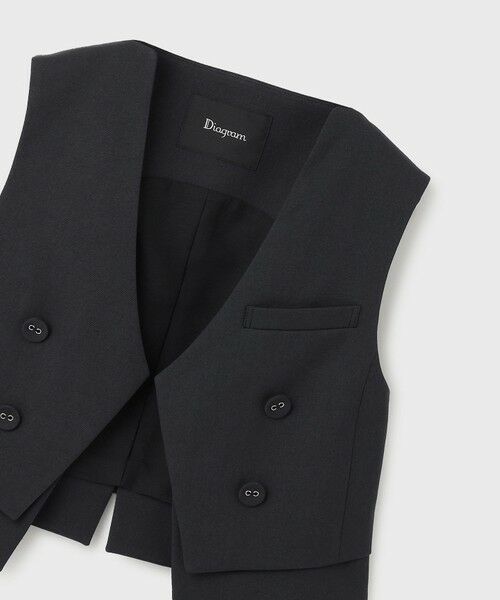 GRACE CONTINENTAL / グレースコンチネンタル ベスト | オックスショートジレ | 詳細16