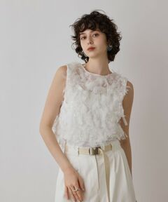 GRACE CONTINENTAL / グレースコンチネンタル その他トップス | フリンジベスト