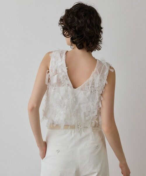 GRACE CONTINENTAL / グレースコンチネンタル その他トップス | フリンジベスト | 詳細3