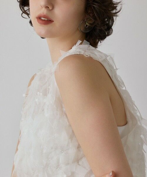 GRACE CONTINENTAL / グレースコンチネンタル その他トップス | フリンジベスト | 詳細5