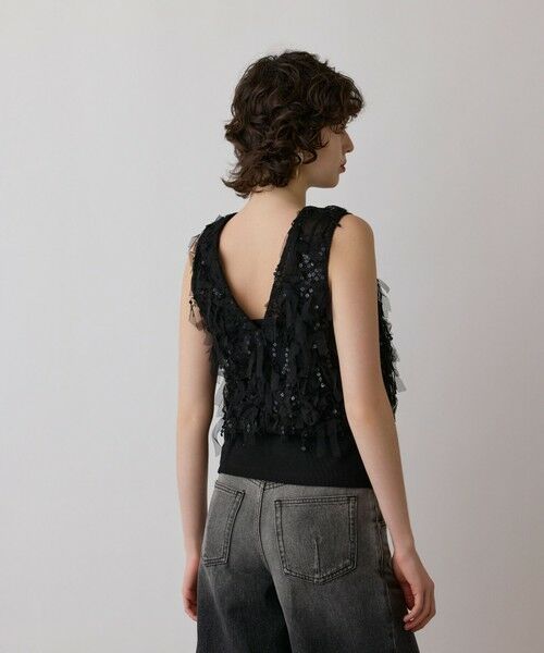 GRACE CONTINENTAL / グレースコンチネンタル その他トップス | フリンジベスト | 詳細14