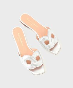 GRACE CONTINENTAL / グレースコンチネンタル サンダル | Rupert Sanderson  シルバーサンダル