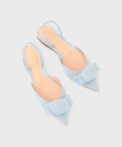 GRACE CONTINENTAL / グレースコンチネンタル サンダル | Rupert Sanderson デニムリボンサンダル