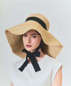 GRACE CONTINENTAL / グレースコンチネンタル ハット | N.H Paris  ラフィアリボンハット