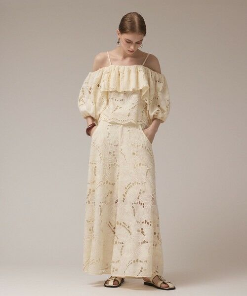 GRACE CONTINENTAL / グレースコンチネンタル その他パンツ | カットワークバギーパンツ | 詳細1