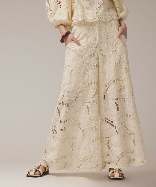 GRACE CONTINENTAL / グレースコンチネンタル その他パンツ | カットワークバギーパンツ | 詳細4