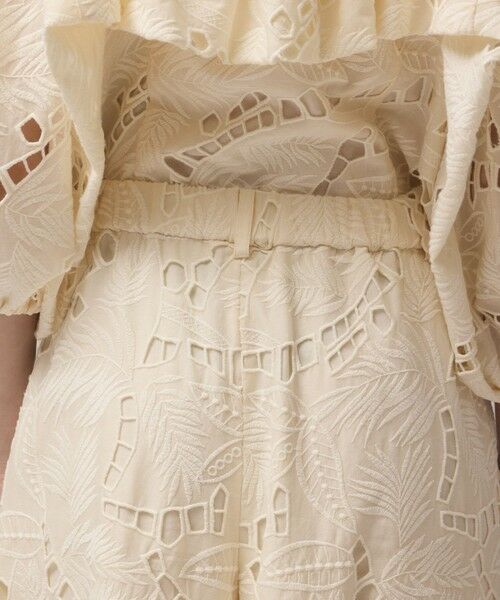 GRACE CONTINENTAL / グレースコンチネンタル その他パンツ | カットワークバギーパンツ | 詳細9