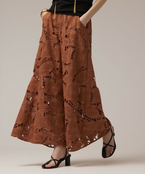 GRACE CONTINENTAL / グレースコンチネンタル その他パンツ | カットワークバギーパンツ | 詳細15