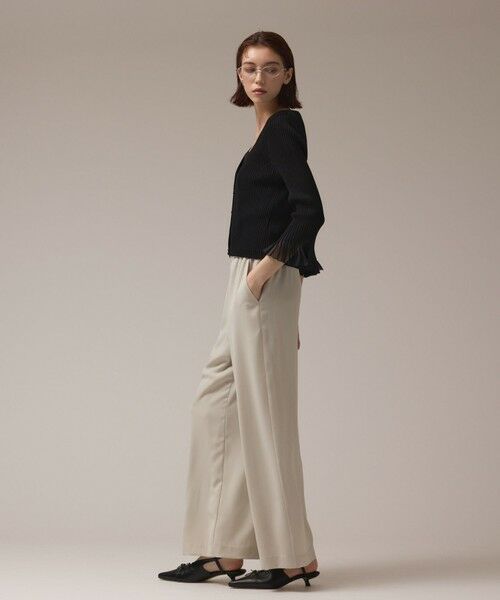 GRACE CONTINENTAL / グレースコンチネンタル その他パンツ | サテンワイドパンツ | 詳細2