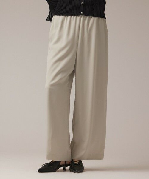 GRACE CONTINENTAL / グレースコンチネンタル その他パンツ | サテンワイドパンツ | 詳細4