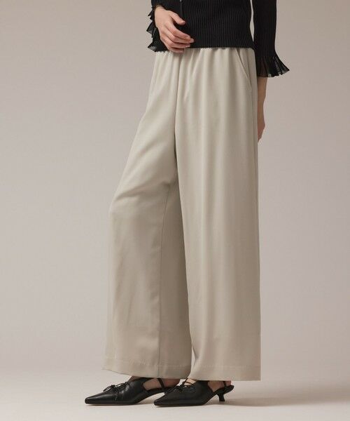 GRACE CONTINENTAL / グレースコンチネンタル その他パンツ | サテンワイドパンツ | 詳細5