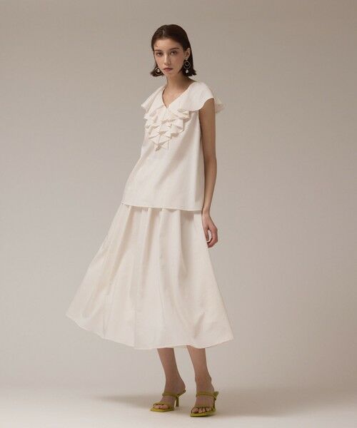 GRACE CONTINENTAL / グレースコンチネンタル ロング・マキシ丈スカート | フレアタックスカート | 詳細1