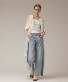 GRACE CONTINENTAL / グレースコンチネンタル ロング・マキシ丈ワンピース | フリルカラーレースワンピース