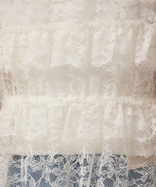 GRACE CONTINENTAL / グレースコンチネンタル ロング・マキシ丈ワンピース | フリルカラーレースワンピース | 詳細13