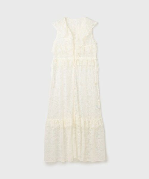GRACE CONTINENTAL / グレースコンチネンタル ロング・マキシ丈ワンピース | フリルカラーレースワンピース | 詳細14