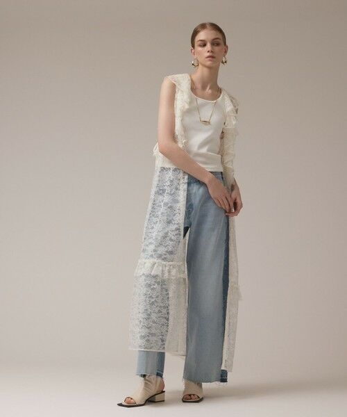 GRACE CONTINENTAL / グレースコンチネンタル ロング・マキシ丈ワンピース | フリルカラーレースワンピース | 詳細2