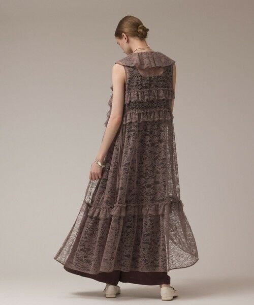 GRACE CONTINENTAL / グレースコンチネンタル ロング・マキシ丈ワンピース | フリルカラーレースワンピース | 詳細19
