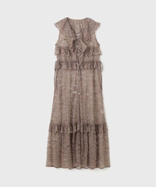 GRACE CONTINENTAL / グレースコンチネンタル ロング・マキシ丈ワンピース | フリルカラーレースワンピース | 詳細24