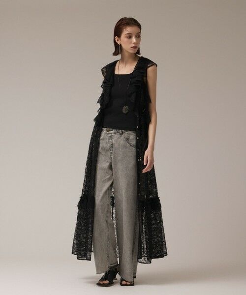 GRACE CONTINENTAL / グレースコンチネンタル ロング・マキシ丈ワンピース | フリルカラーレースワンピース | 詳細25