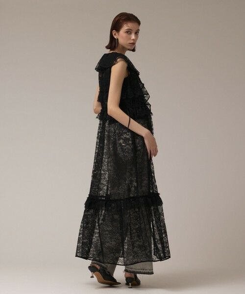 GRACE CONTINENTAL / グレースコンチネンタル ロング・マキシ丈ワンピース | フリルカラーレースワンピース | 詳細26