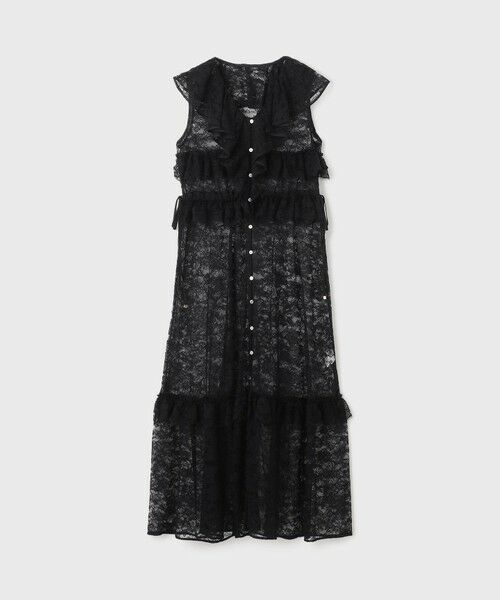 GRACE CONTINENTAL / グレースコンチネンタル ロング・マキシ丈ワンピース | フリルカラーレースワンピース | 詳細30