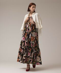 GRACE CONTINENTAL / グレースコンチネンタル ロング・マキシ丈ワンピース | フラワープリントキャミドレス