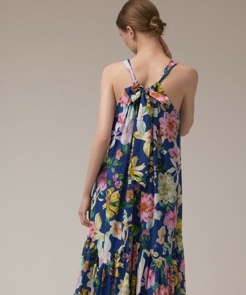 GRACE CONTINENTAL / グレースコンチネンタル ロング・マキシ丈ワンピース | フラワープリントキャミドレス | 詳細5