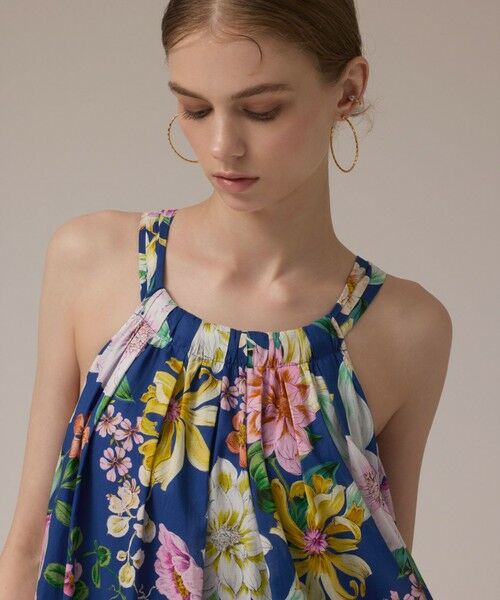 GRACE CONTINENTAL / グレースコンチネンタル ロング・マキシ丈ワンピース | フラワープリントキャミドレス | 詳細6