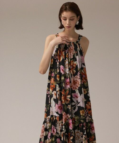 GRACE CONTINENTAL / グレースコンチネンタル ロング・マキシ丈ワンピース | フラワープリントキャミドレス | 詳細13