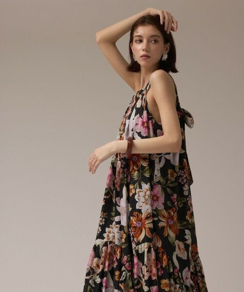 GRACE CONTINENTAL / グレースコンチネンタル ロング・マキシ丈ワンピース | フラワープリントキャミドレス | 詳細14