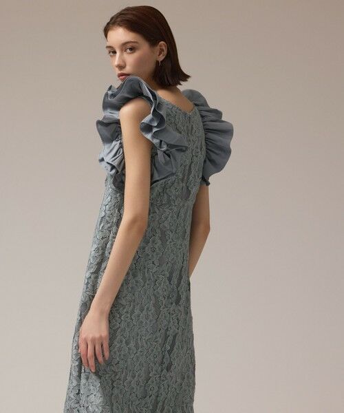 GRACE CONTINENTAL / グレースコンチネンタル ドレス | フリルレースワンピース | 詳細5