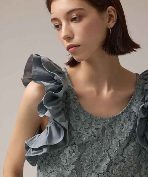 GRACE CONTINENTAL / グレースコンチネンタル ドレス | フリルレースワンピース | 詳細7