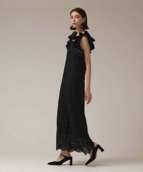 GRACE CONTINENTAL / グレースコンチネンタル ドレス | フリルレースワンピース | 詳細15