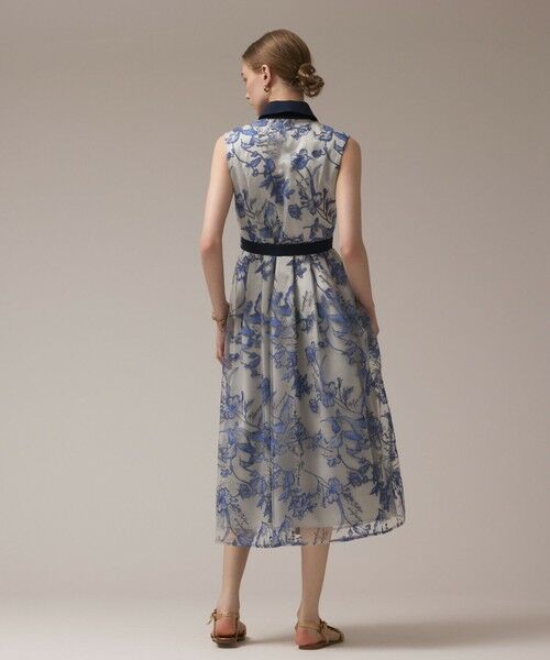 GRACE CONTINENTAL / グレースコンチネンタル ドレス | フラワー刺繍ボウタイドレス | 詳細21