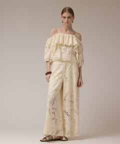 GRACE CONTINENTAL / グレースコンチネンタル その他トップス | カットワークオフショルトップ