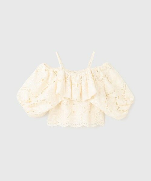GRACE CONTINENTAL / グレースコンチネンタル その他トップス | カットワークオフショルトップ | 詳細5