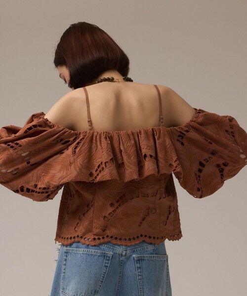 GRACE CONTINENTAL / グレースコンチネンタル その他トップス | カットワークオフショルトップ | 詳細10