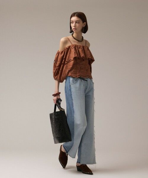GRACE CONTINENTAL / グレースコンチネンタル その他トップス | カットワークオフショルトップ | 詳細6
