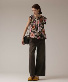 GRACE CONTINENTAL / グレースコンチネンタル シャツ・ブラウス | フラワープリントタックブラウス