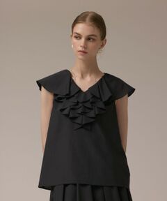 GRACE CONTINENTAL / グレースコンチネンタル その他トップス | フリルカラートップ