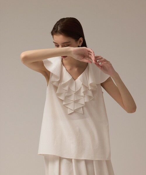 GRACE CONTINENTAL / グレースコンチネンタル その他トップス | フリルカラートップ | 詳細2