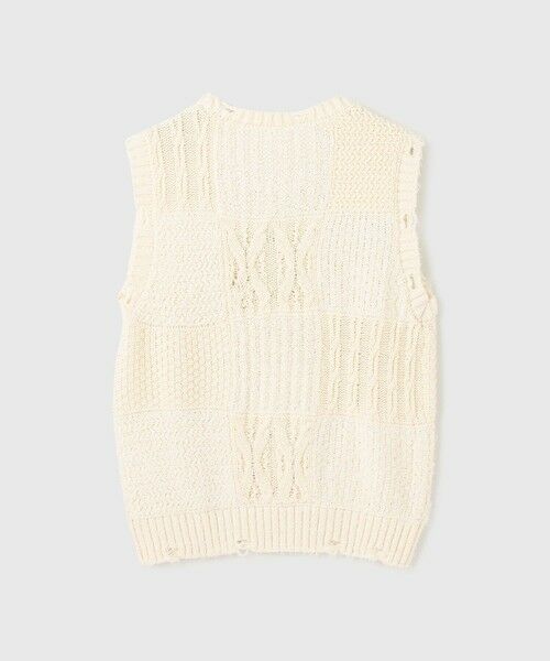 GRACE CONTINENTAL / グレースコンチネンタル その他トップス | パッチワークニットトップ | 詳細8