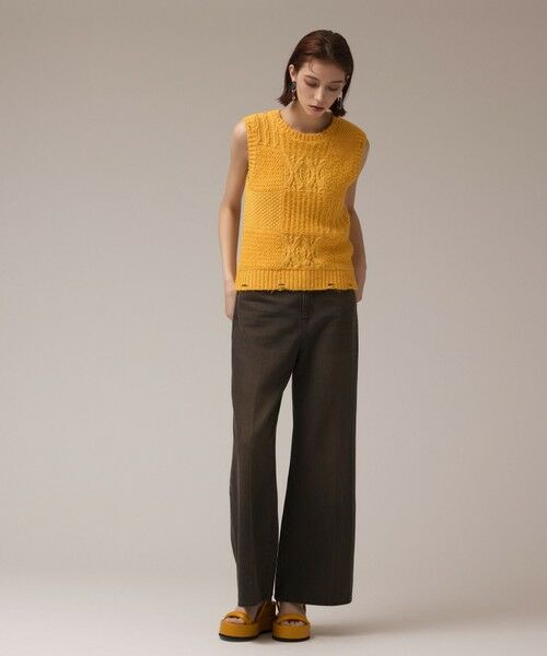 GRACE CONTINENTAL / グレースコンチネンタル その他トップス | パッチワークニットトップ | 詳細10