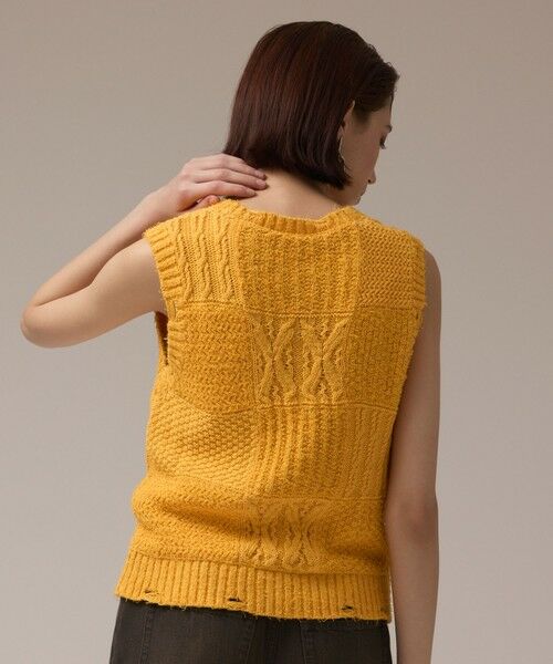 GRACE CONTINENTAL / グレースコンチネンタル その他トップス | パッチワークニットトップ | 詳細13