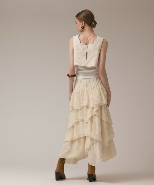 GRACE CONTINENTAL / グレースコンチネンタル ベスト | エンブロイダリージレ | 詳細10