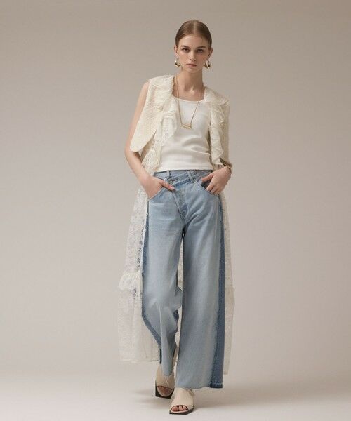 GRACE CONTINENTAL / グレースコンチネンタル ベスト | エンブロイダリージレ | 詳細3