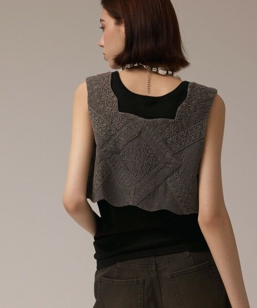 GRACE CONTINENTAL / グレースコンチネンタル ベスト | エンブロイダリージレ | 詳細19