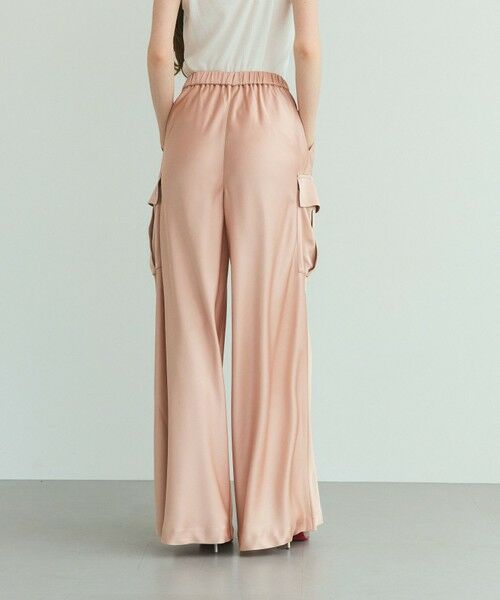 GRACE CONTINENTAL / グレースコンチネンタル その他パンツ | ダブルサテンイージーパンツ | 詳細3
